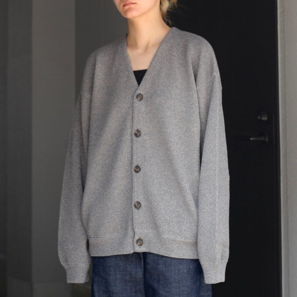 crepuscule - 【残りわずか】Moss Stitch V/N Cardigan | ACRMTSM