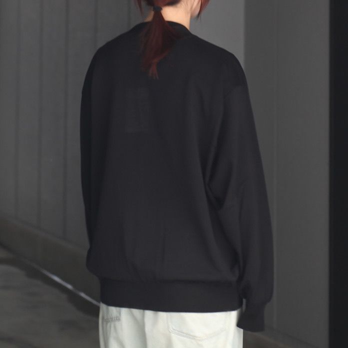 【残り一点】Wool Silk Knit Tucked Cardigan