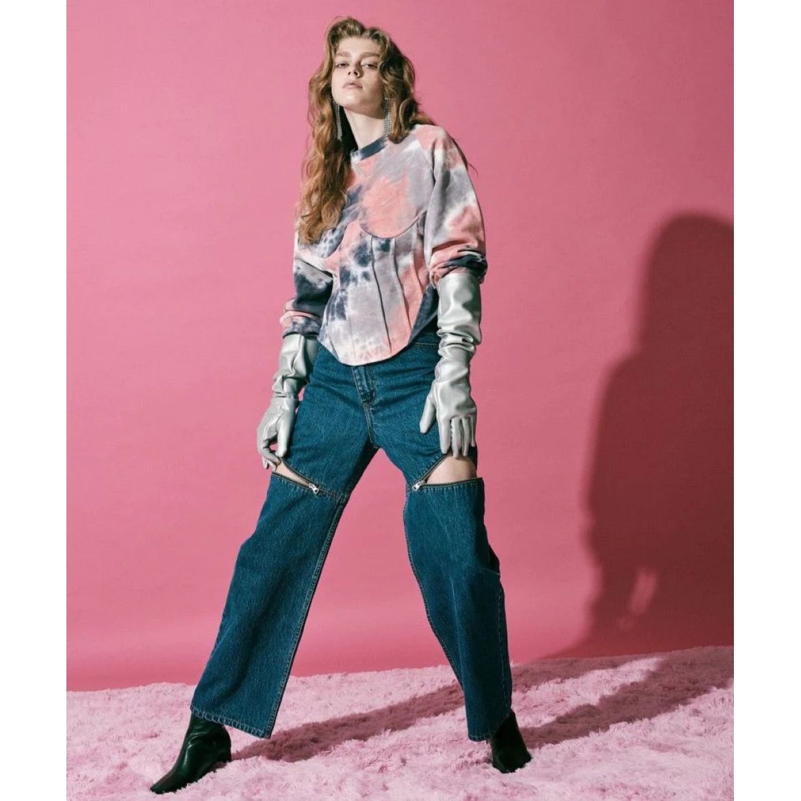 MAISON SPECIAL - 【残り一点】Side Slash Denim Pants