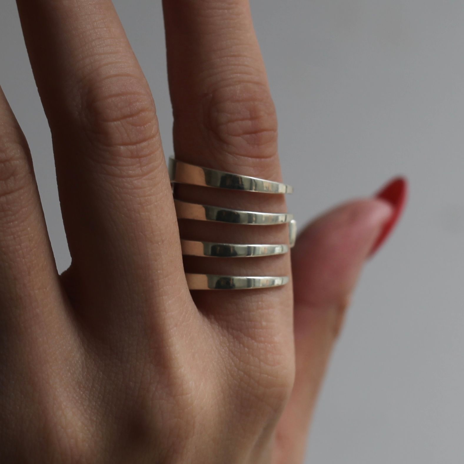 【残り一点】New Fork Ring(SILVER)