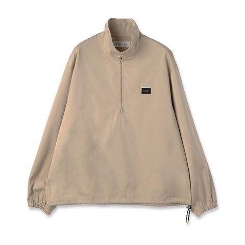 【残り一点】Double Satin Half Zip Embroidery Patch Pullover