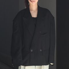 【残り一点】Round Big Shoulder Wool Serge Jacket
