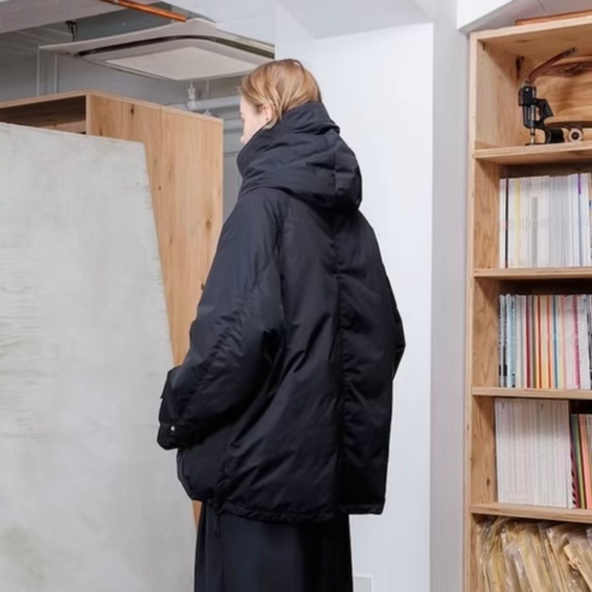 【残り一点】オーバーサイズダウンブルゾン(NYLON)