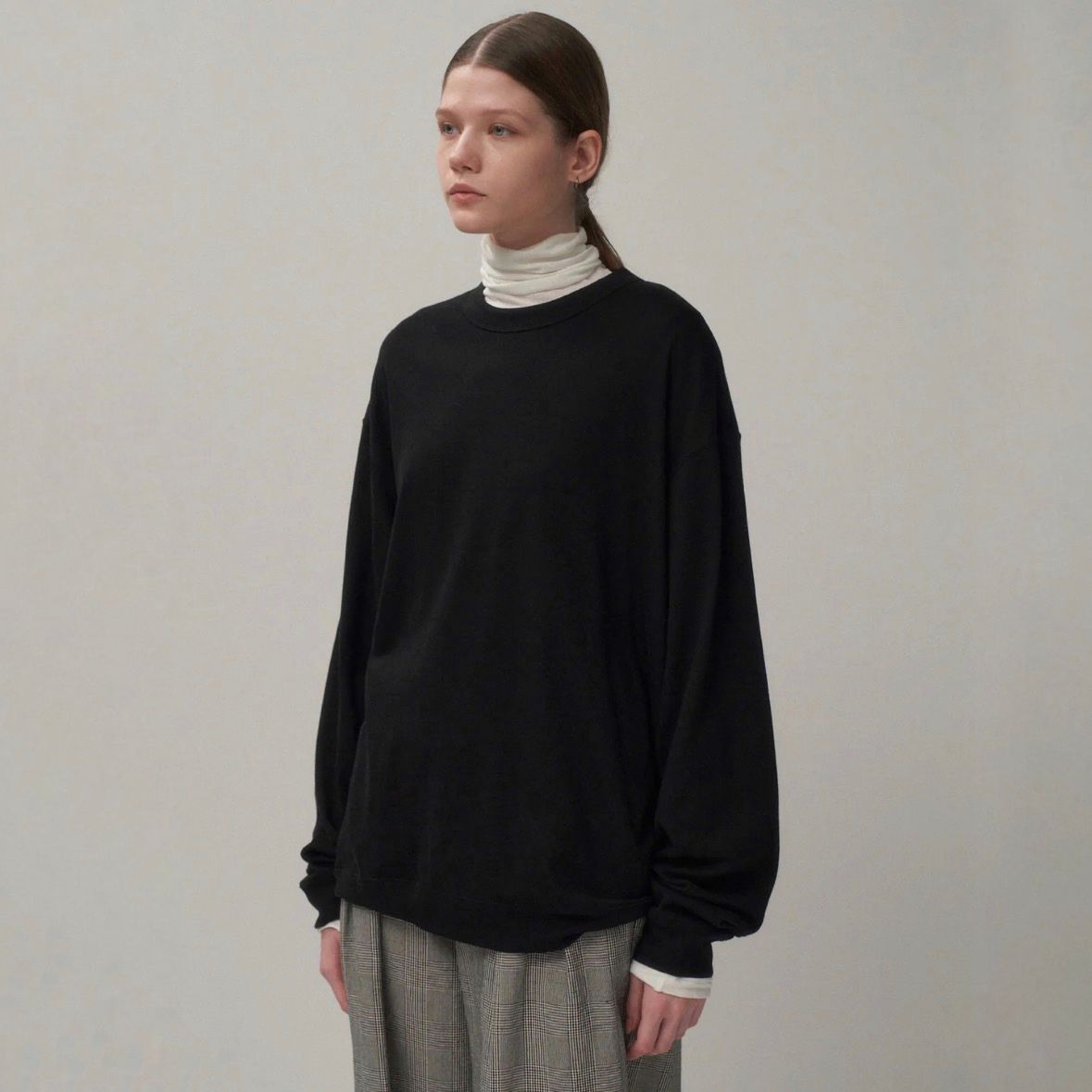 【残り一点】Suvin Double Jersey Crewneck Pullover