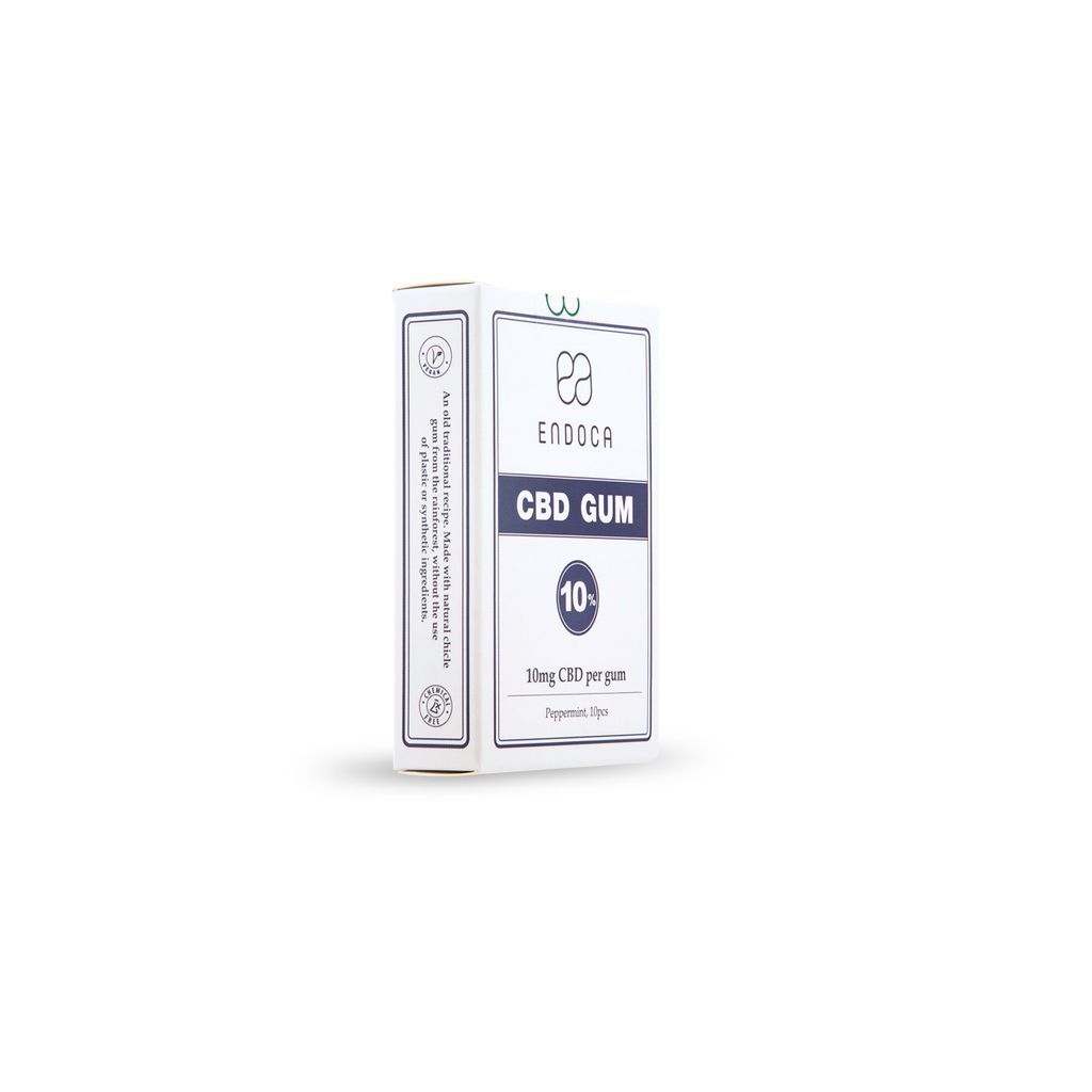 ENDOCA - 【再販売通知受付可能】Chewing Gum CBD(10mg/10個