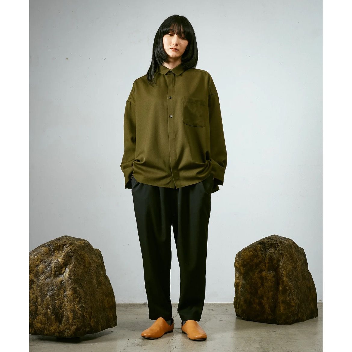 【残り一点】よそいきワイドBOXシャツ
