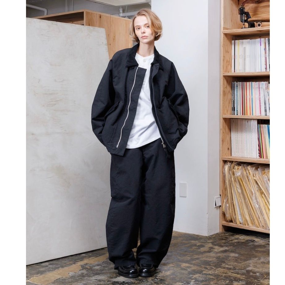【残り一点】ダブルフェイスワイドパンツ
