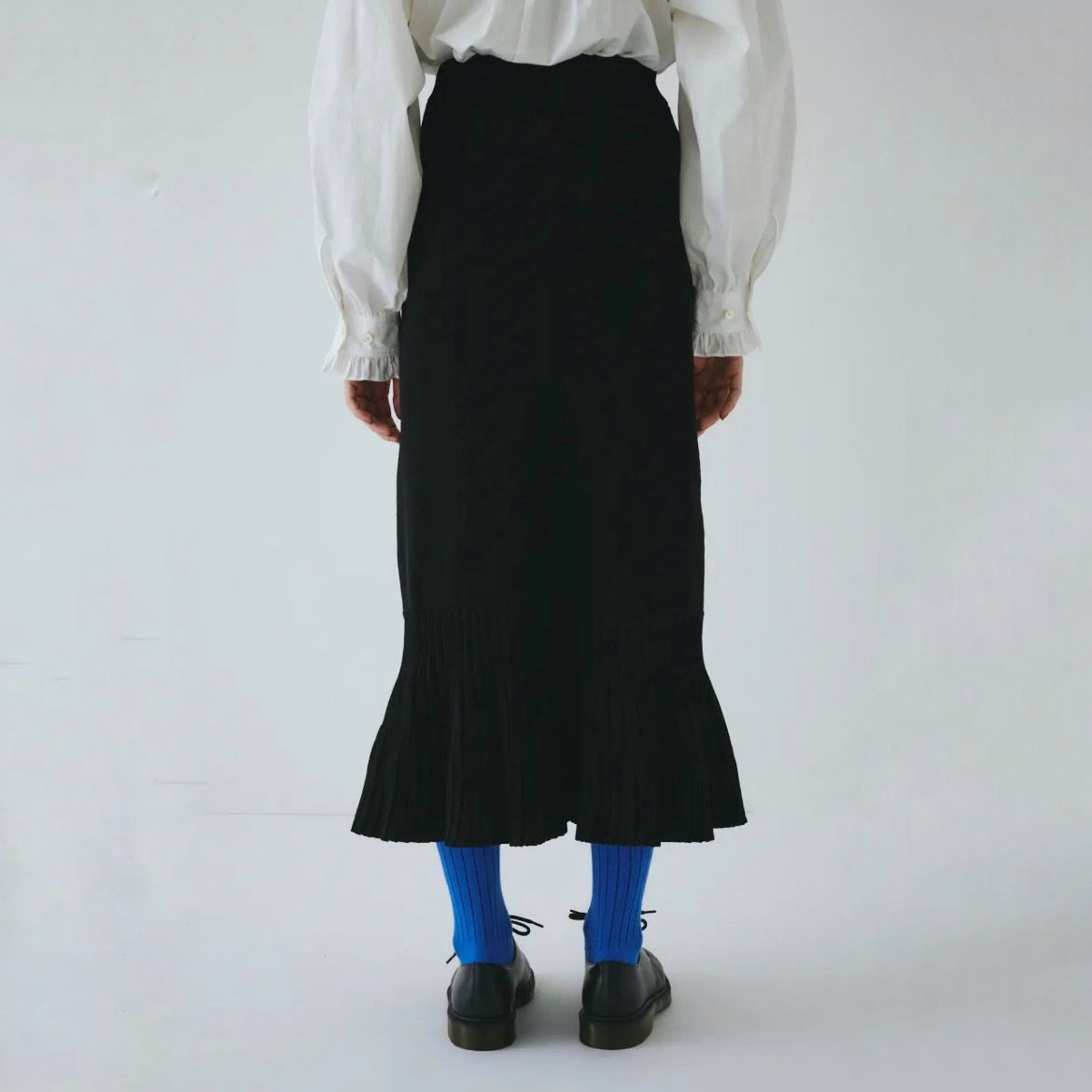 【残り一点】Pleated Hem Knit Skirt