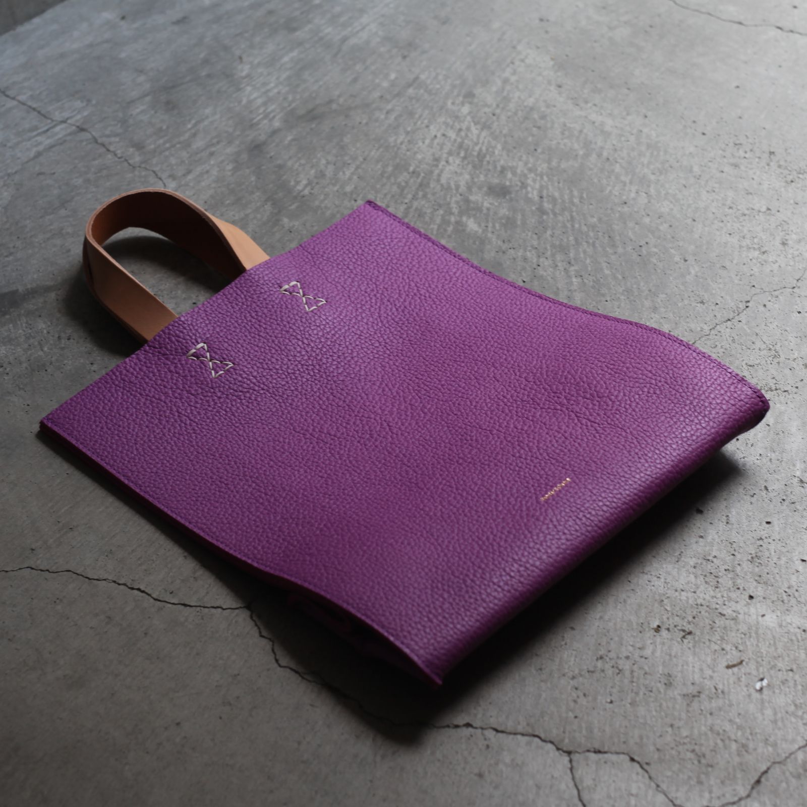 Hender Scheme paper bag big royal purple-