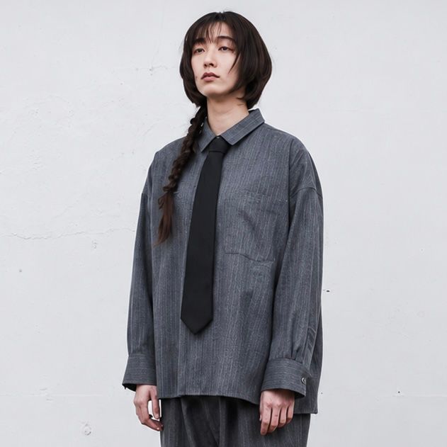 【残り一点】よそいきワイドBOXシャツ
