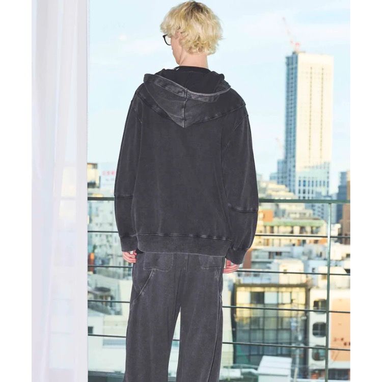 【残り一点】Piping Pigment Dye Zip Parka