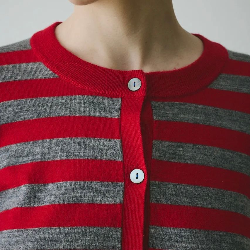 【残り一点】Border Knit Cardigan