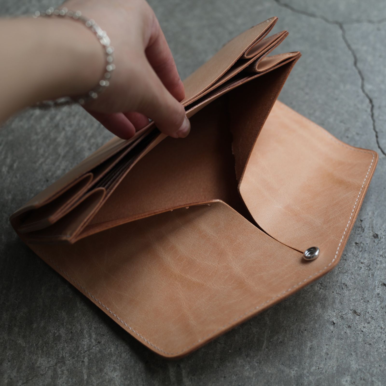 【残りわずか】Long Wallet(NATURAL)