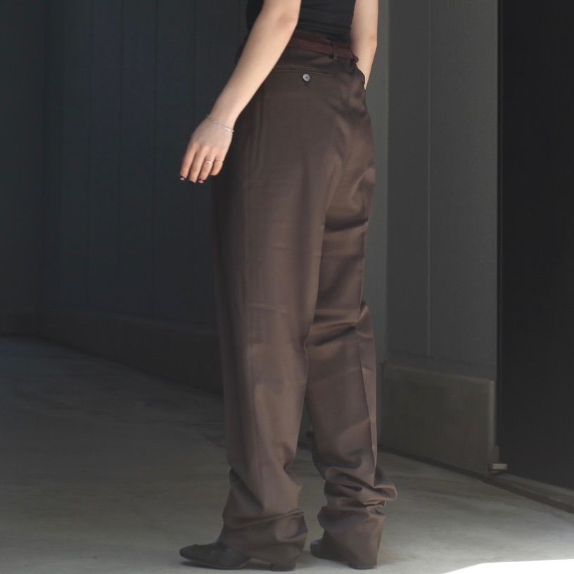 NEAT - 【残り一点】Wool Gabardine Wide Tapered | ACRMTSM NEAT - 【残り一点】Wool Gabardine Wide Tapered | ACRMTSM