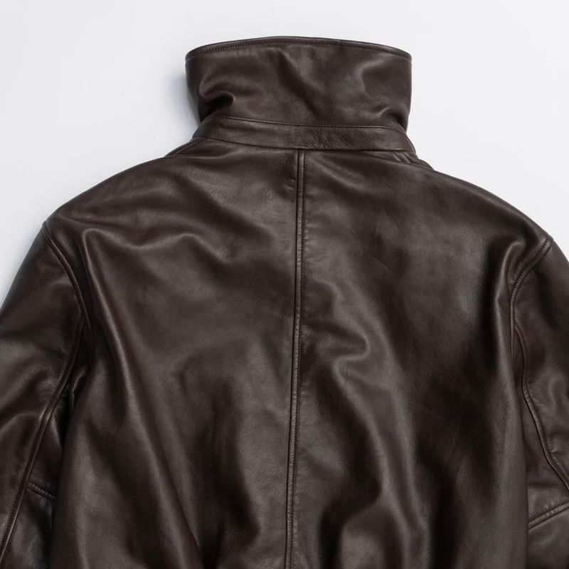 【残り一点】Sheep Leather High Neck Blouson