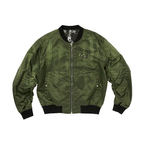 【残り一点】Jamong Two Tone Washed Ma-1 Jacket