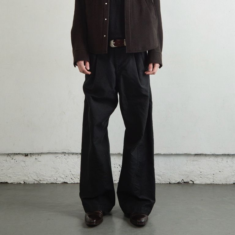 NVRFRGT - 【残り一点】Tucked Wide Leg Trousers | ACRMTSM ONLINE STORE