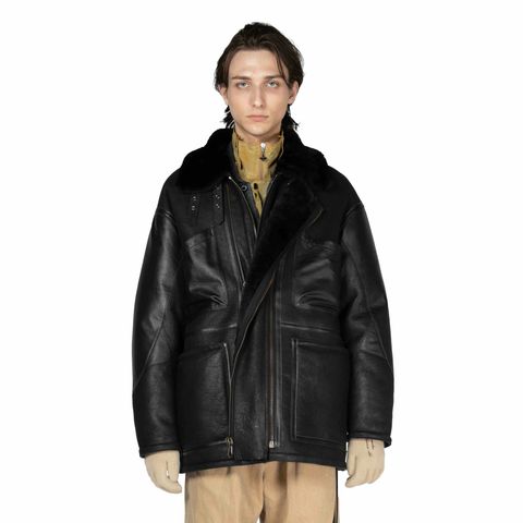 【残り一点】W-Zip Mouton Flight Jacket