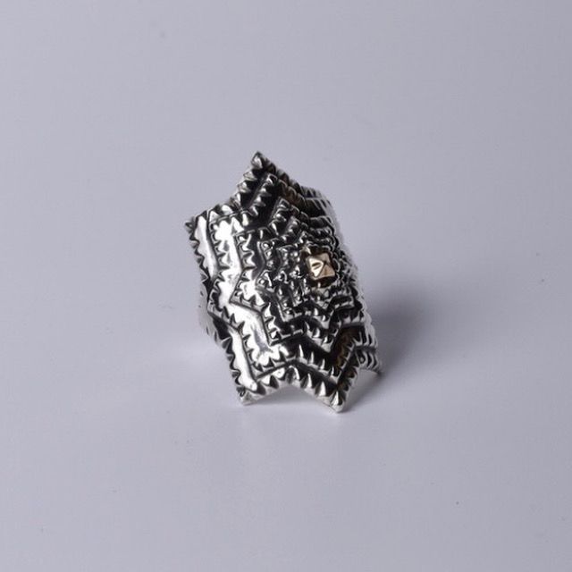 【お取り寄せ注文可能】Flower Element Ring(SILVER×GOLD)
