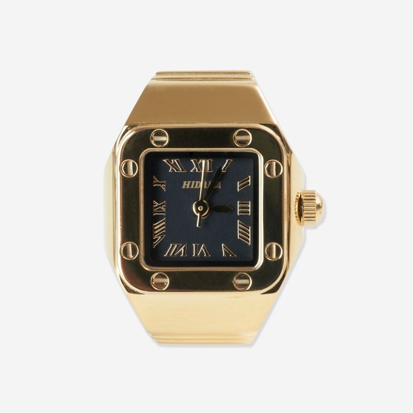 【残りわずか】Saint Ring Watch(GOLD×BLACK)