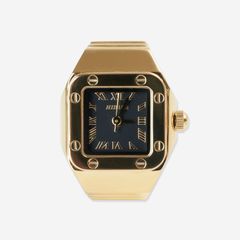【残りわずか】Saint Ring Watch(GOLD×BLACK)