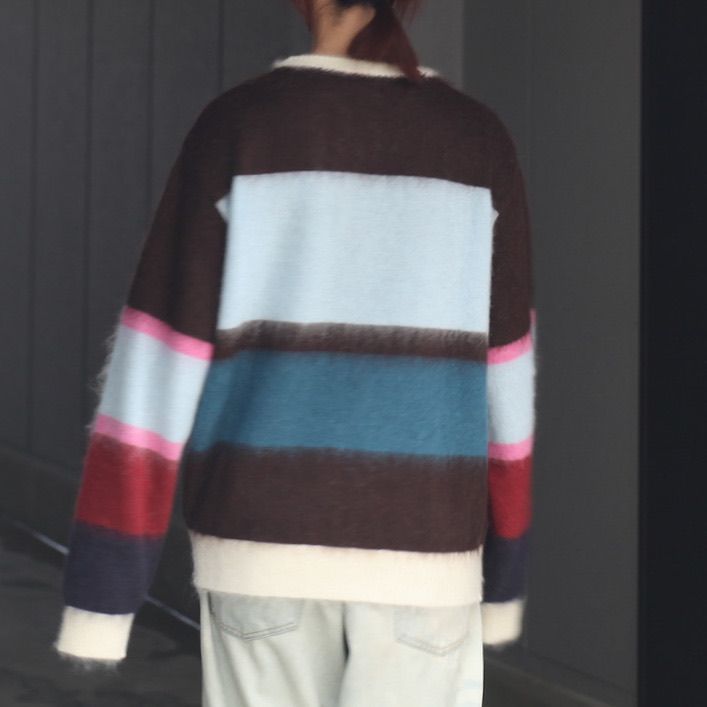 【残りわずか】Mohair Border Sweater