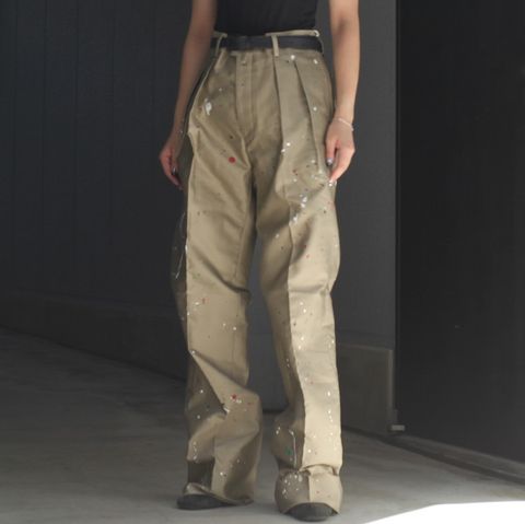 【残り一点】GIza Cotton Moleskin Wide Paint