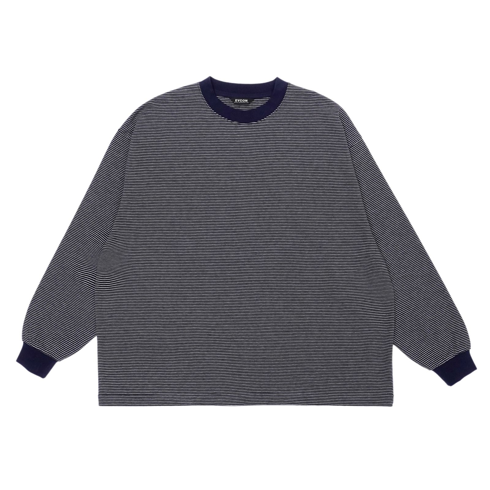 【残り一点】Mercerization Border Wide L/S Tee