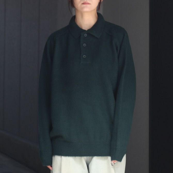 【残り一点】Shaggy Polo Knit
