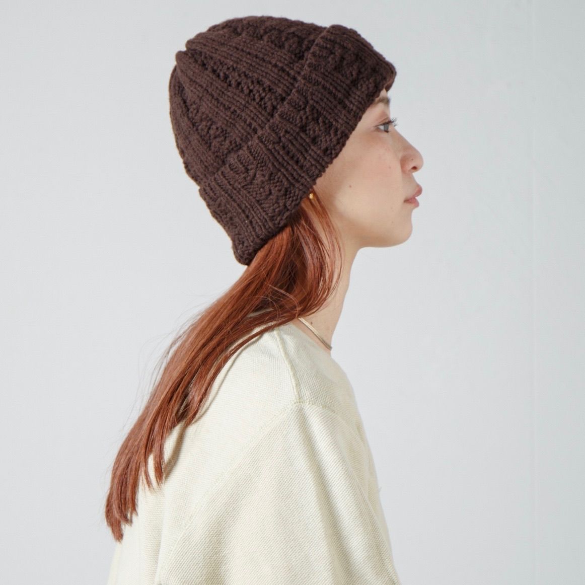 【残り一点】Insideout Cable Knit Cap