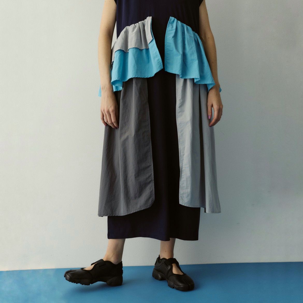 【残り一点】Side Frill Pante Dress