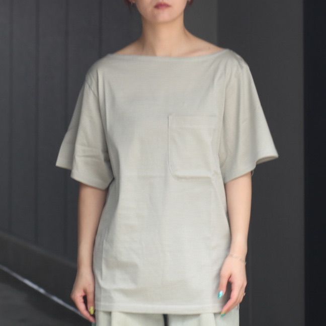 【残り一点】Boat Neck Stripe Tee