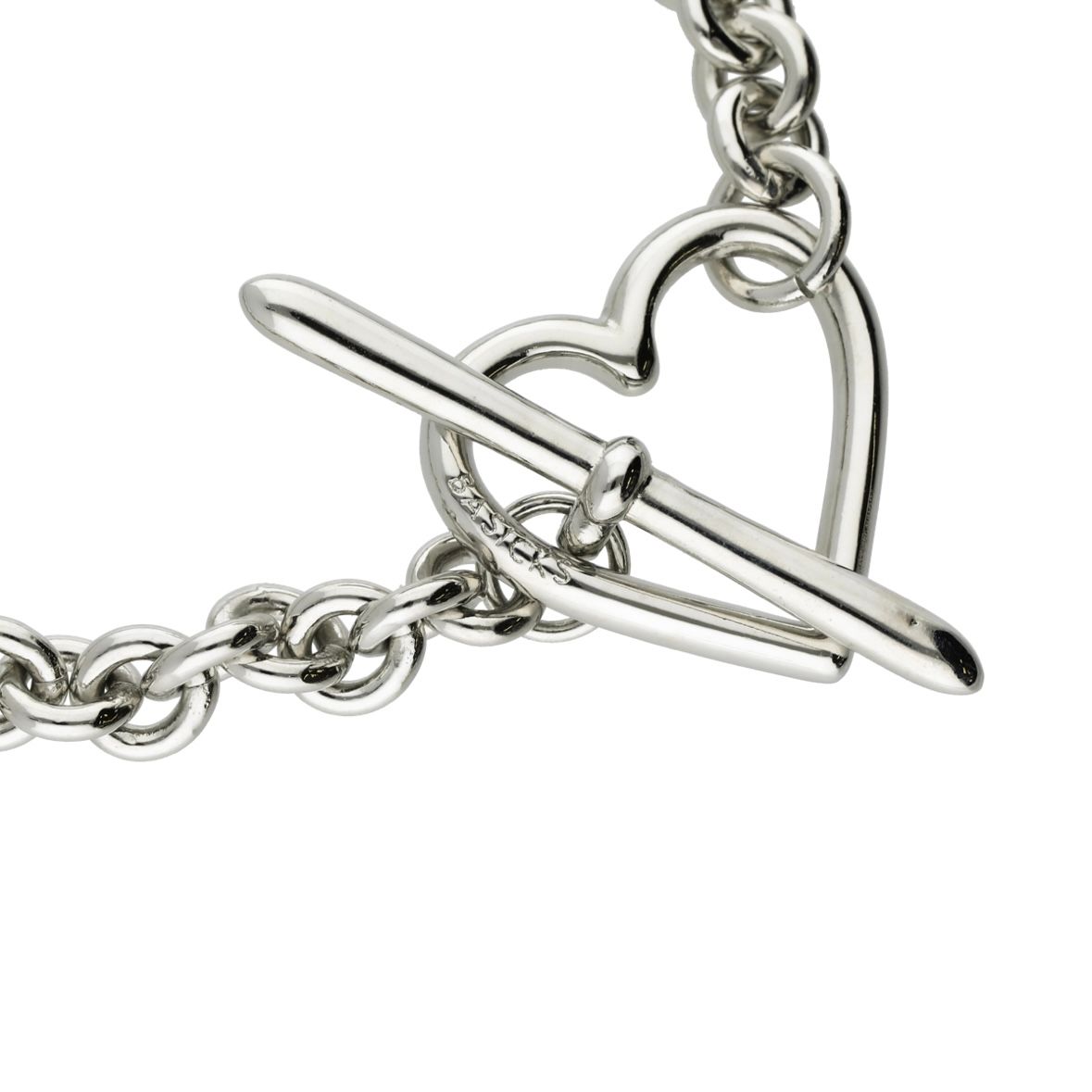 【残りわずか】Heart Bracelet_Small Link(SILVER)