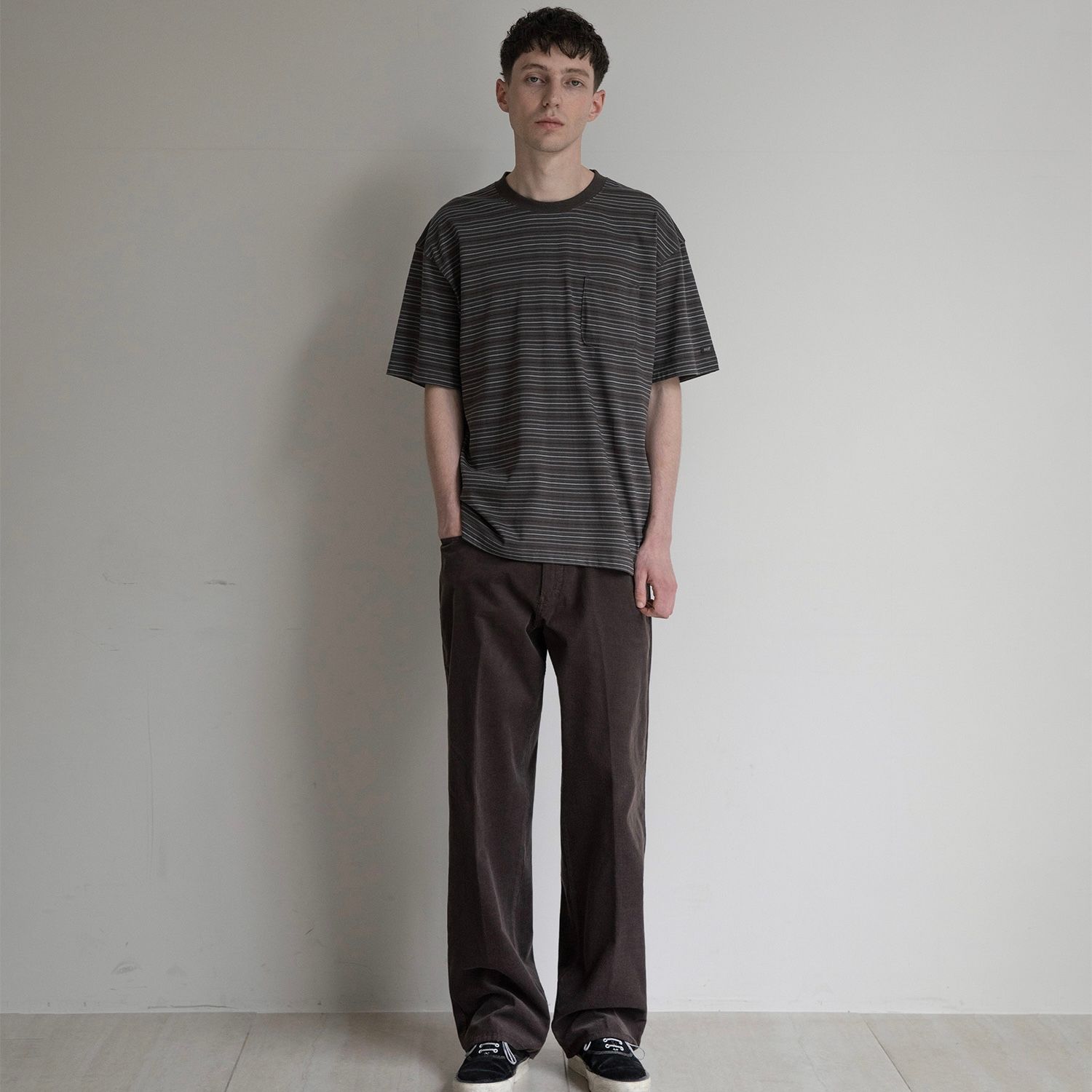 【残り一点】Ordinary Multi Stripe Pocket Tee