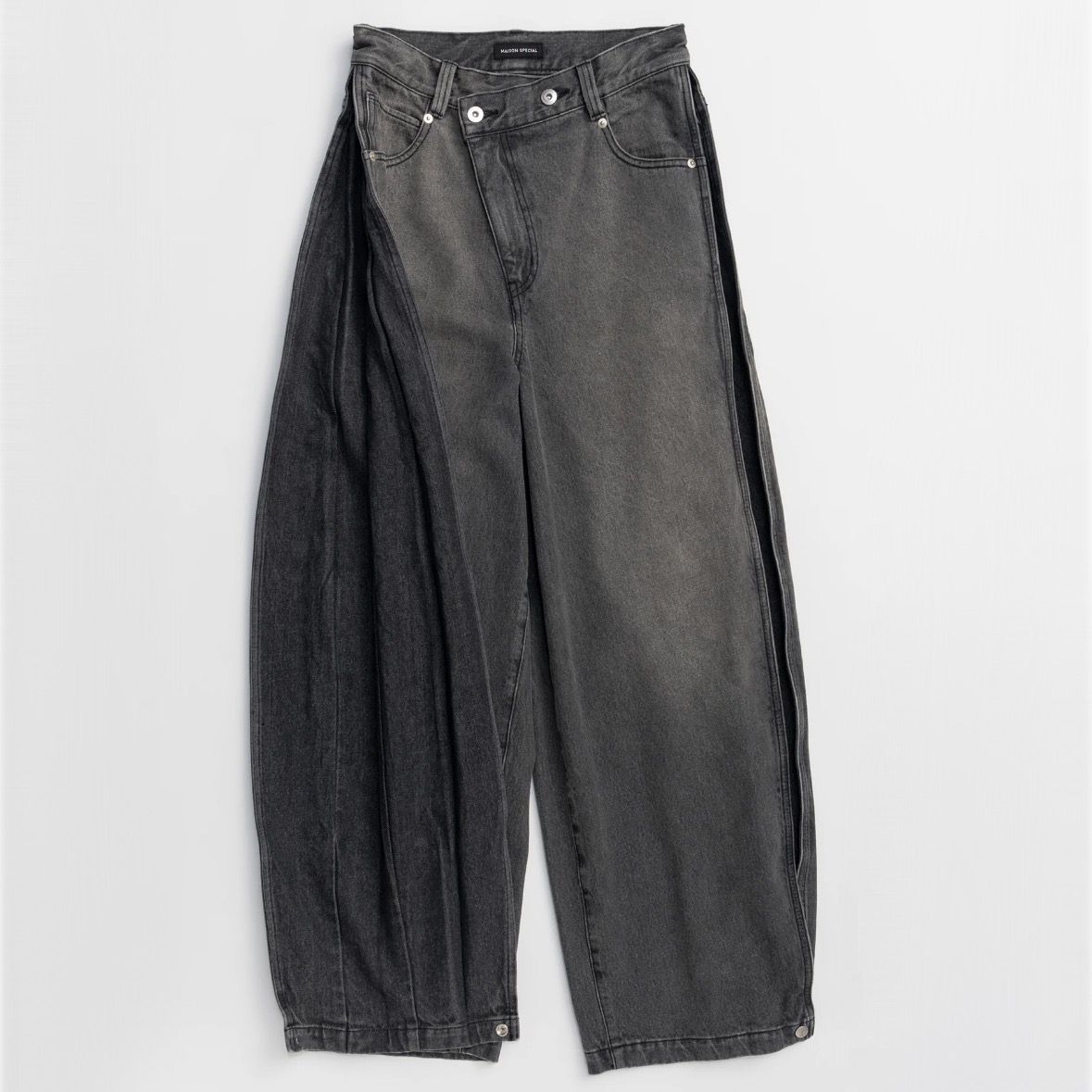 【残り一点】Side-Tuck Cocoon Denim Pants