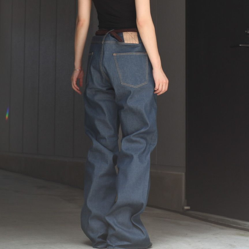 SOSHIOTSUKI - 【残り一点】Front Lowrized Flare Denim