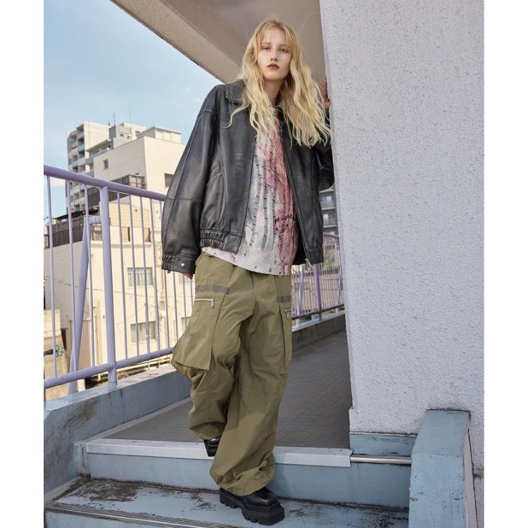 【残り一点】Sheep Leather Stand Collar Blouson