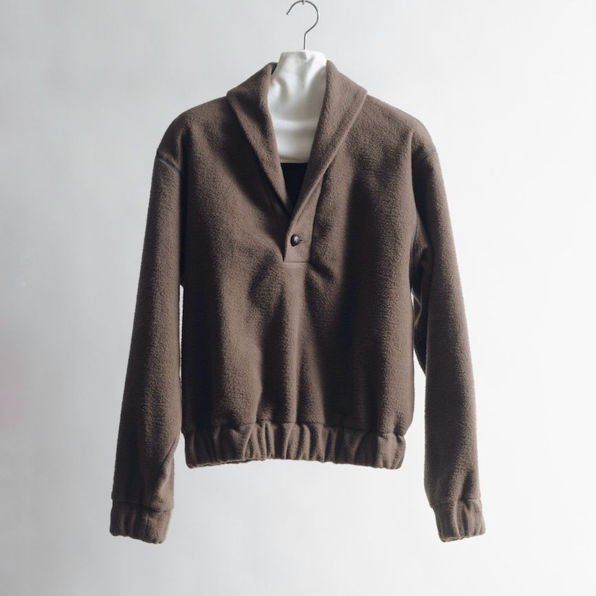 【残り一点】Shawl Collar Cotton Fleece Jacket