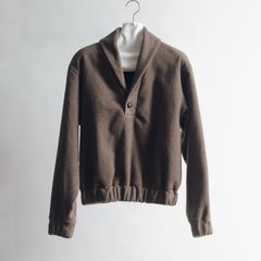 【残り一点】Shawl Collar Cotton Fleece Jacket