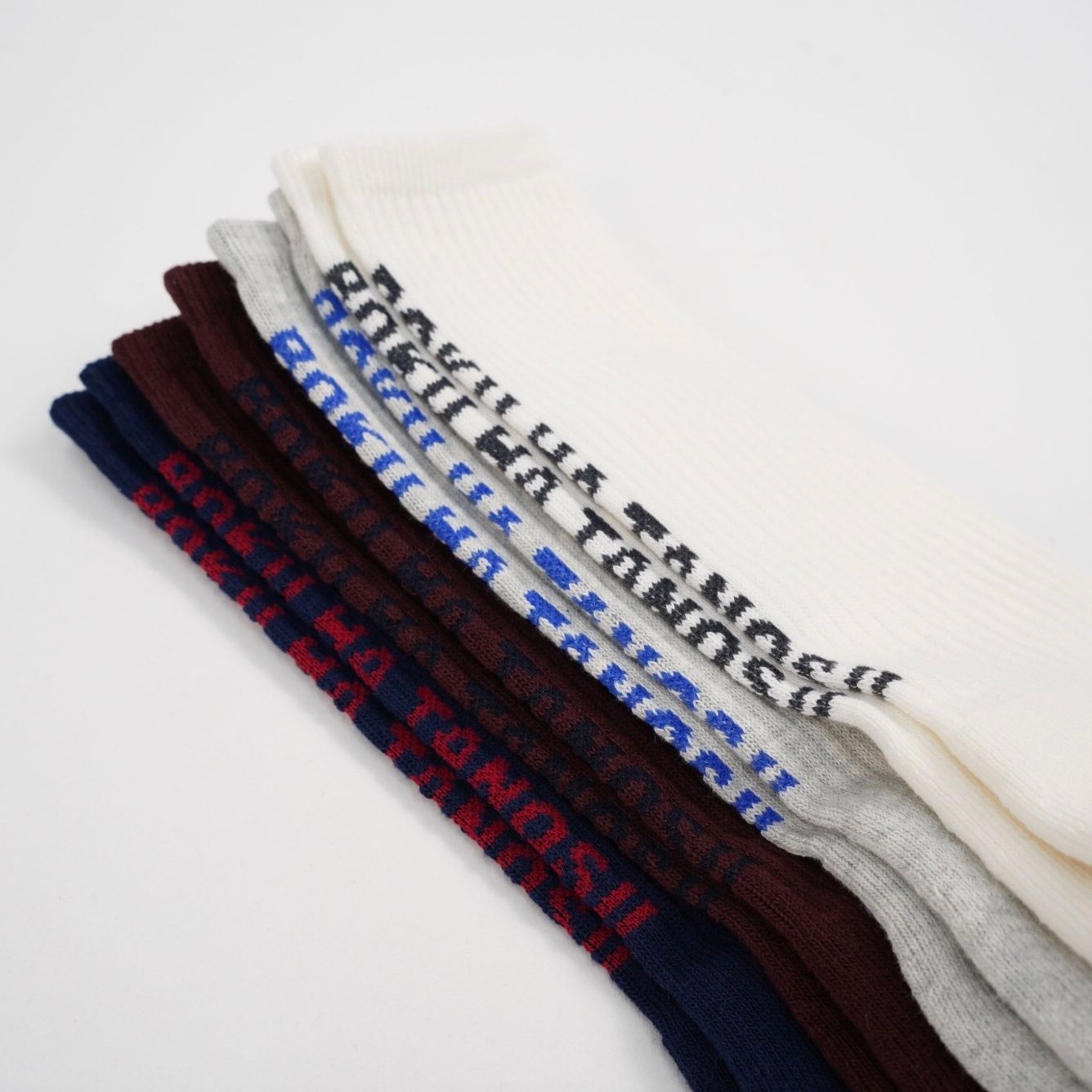 【残りわずか】Boku Tano Socks(BACK LOGO PILE CREW)