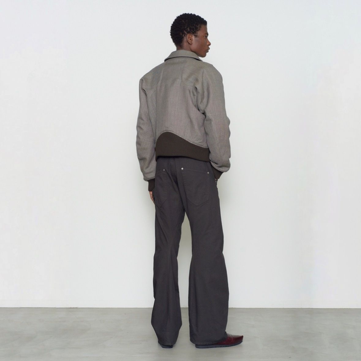 【残り一点】Curved Leg Double Knee Work Pants