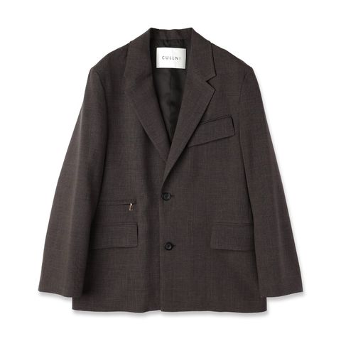 【残り一点】Glen Check Zip Pocket Tailored Jacket