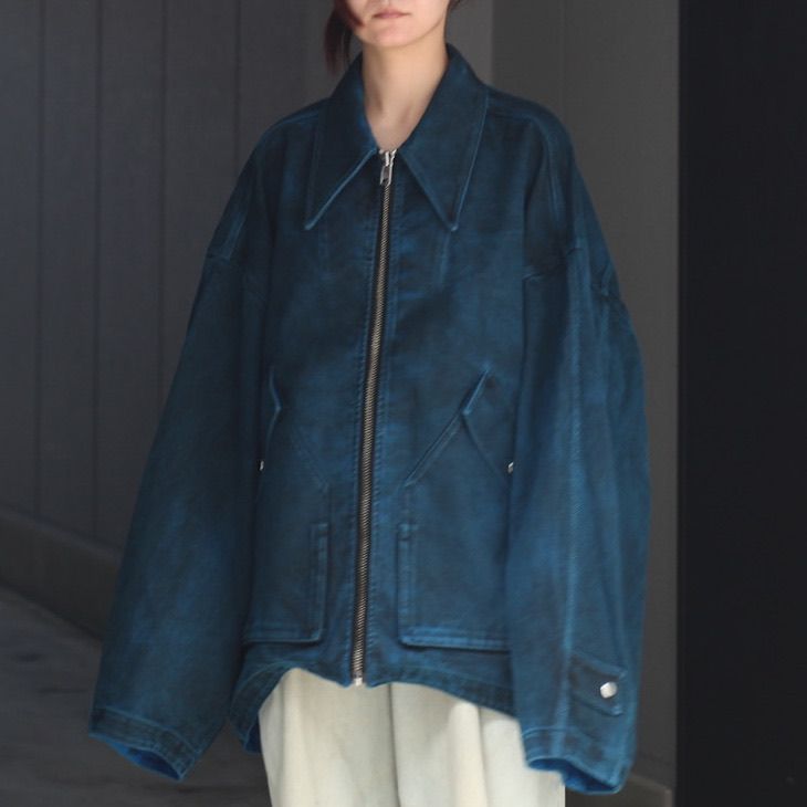 【残り一点】Black Stained Duck Jacket