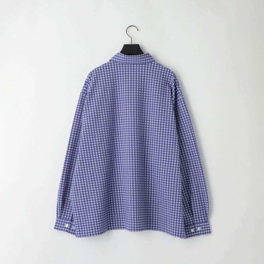【残り一点】36G Wool Check Balise Shirt