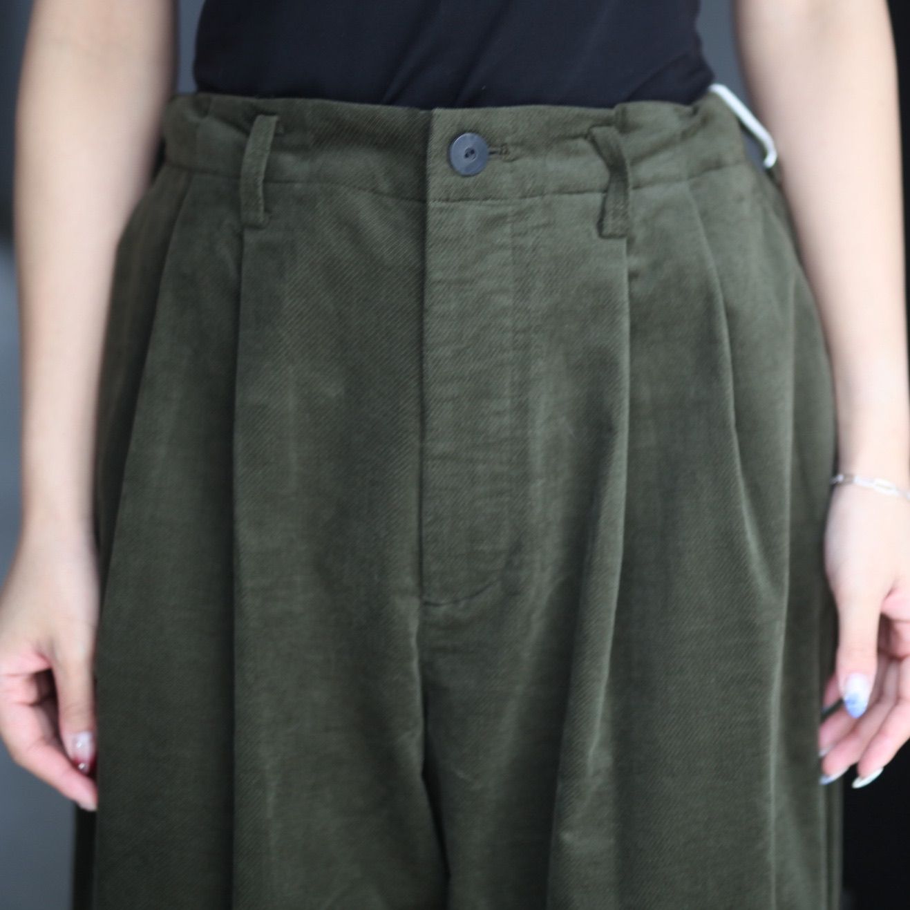 【残り一点】モールスキンシンプル2タックワイドPT