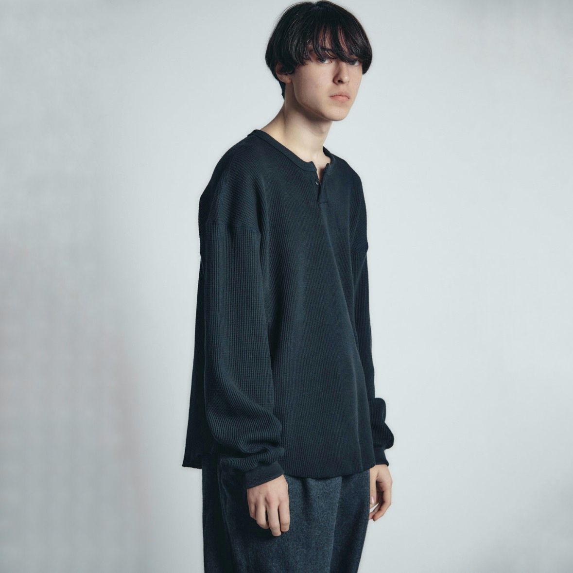 【残り一点】Thermal Henley Long-Sleeve Shirt
