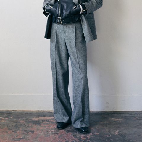 【残り一点】Glen Plaid Wide Trousers