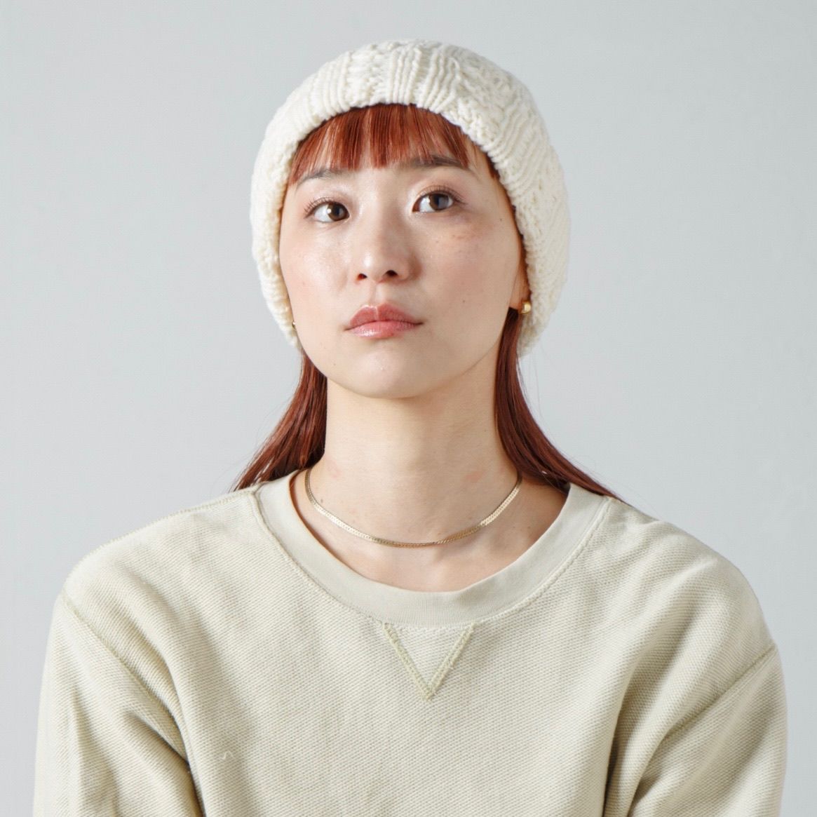 【残り一点】Insideout Cable Knit Cap