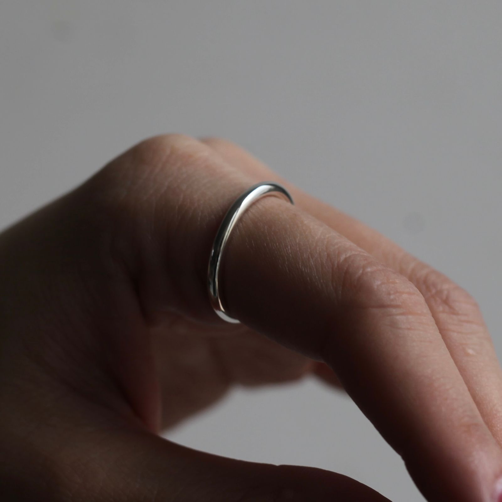 【残り一点】Oval Mirror Ring(2.5mm)