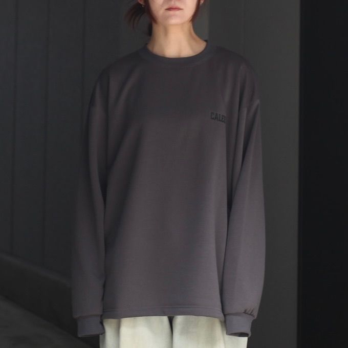 【残り一点】Calee National Logo Drop L/S Tee